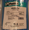 Panduit Pan-Ty Cable Ties PCT3S-C76 Bag of 100 Aqua Blue Tefzel 11-1/2" Long New