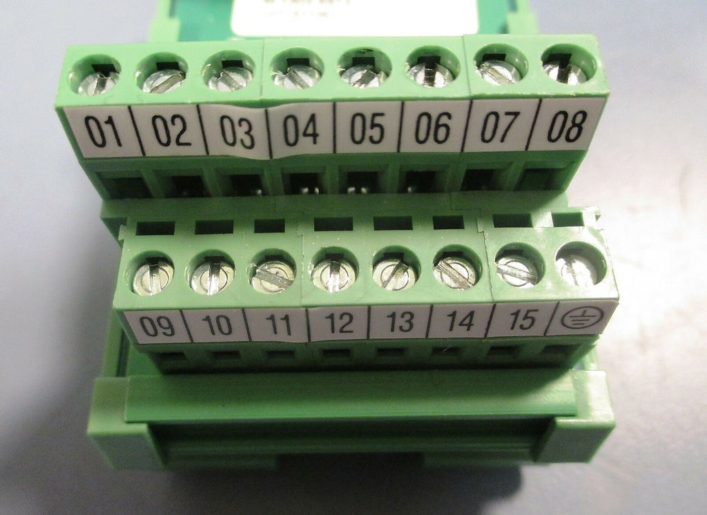 Amphenol P27049 Terminal Block, 15 Pin, DIN Rail, DSub Connector