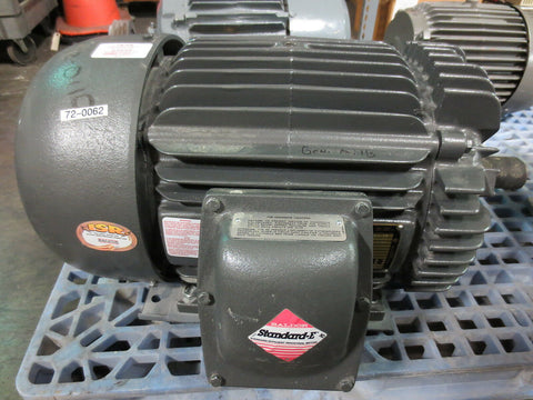 Baldor 15 HP 3 Phase AC Motor M7054T 230/460 V 1770 RPM Fr. 254T Refurb