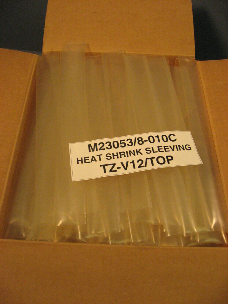 Box of 170 Pieces of 12" Sections Heat Shrinking Tubing M23053-010C TZ-V12/TOP