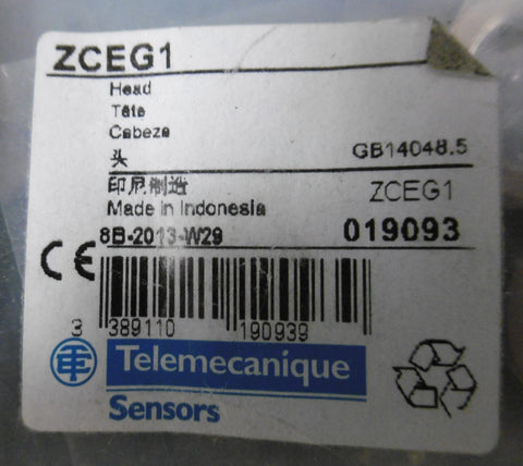 Telemecanique Sensor ZCEG1 Plunger Head Limit Switch