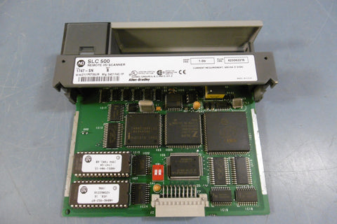 Used Allen Bradley 1747-SN Series B Remote I/O Scanner